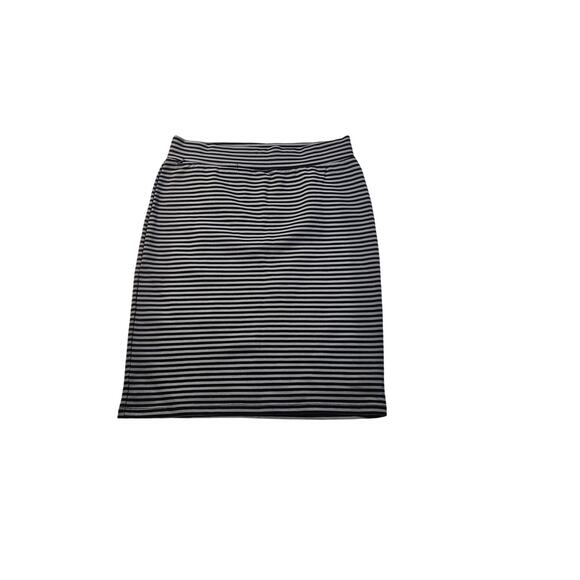 NWOT Toad & Co Paseo striped active skirt with zip pocket stretch pencil comfort - Picture 3 of 9